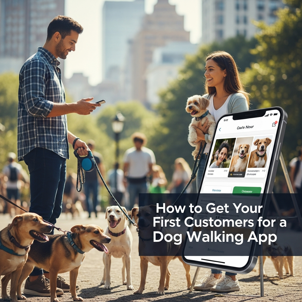 How to Get Your First Customers for a Dog Walking App